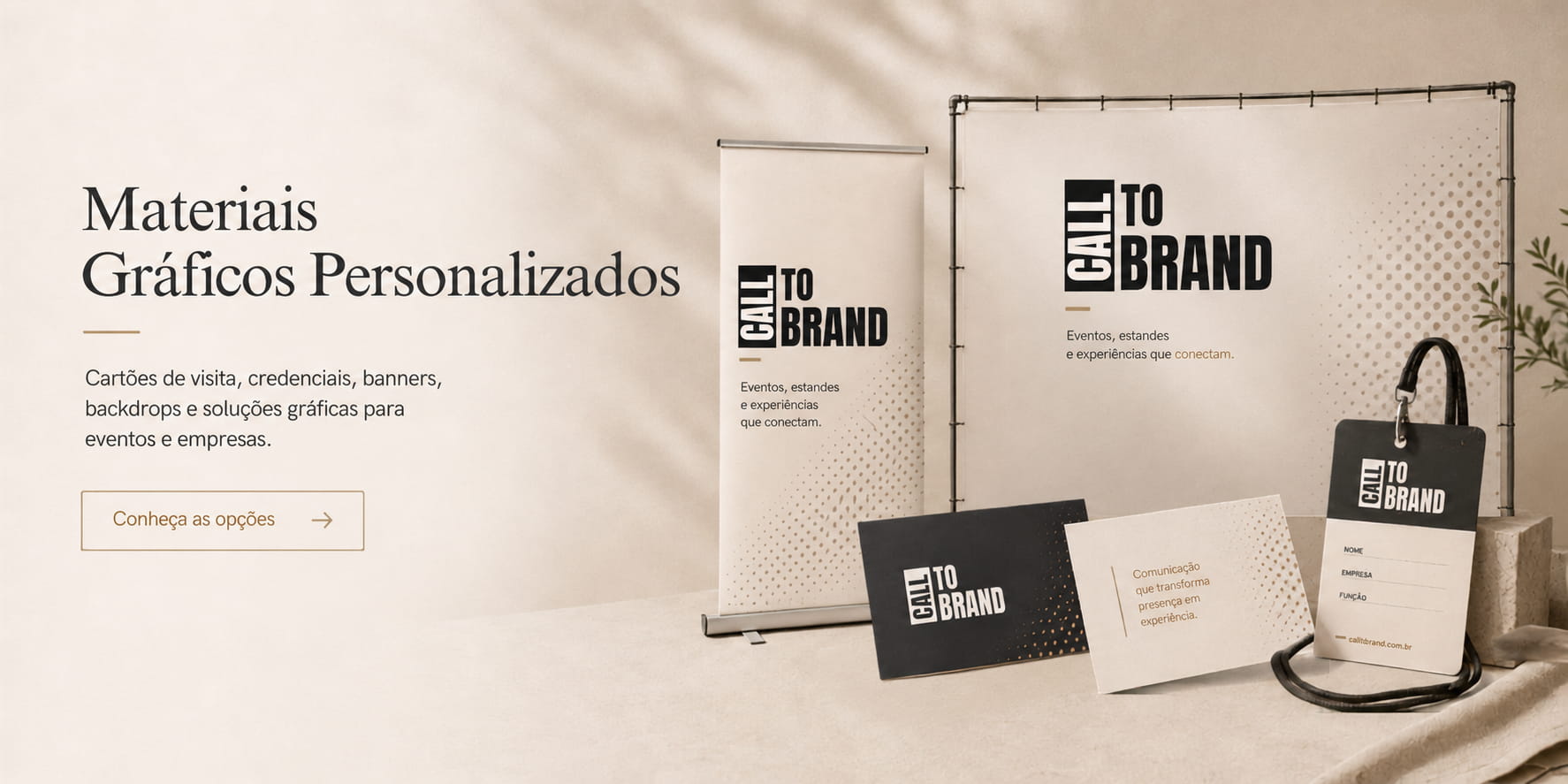 Materiais gráficos personalizados